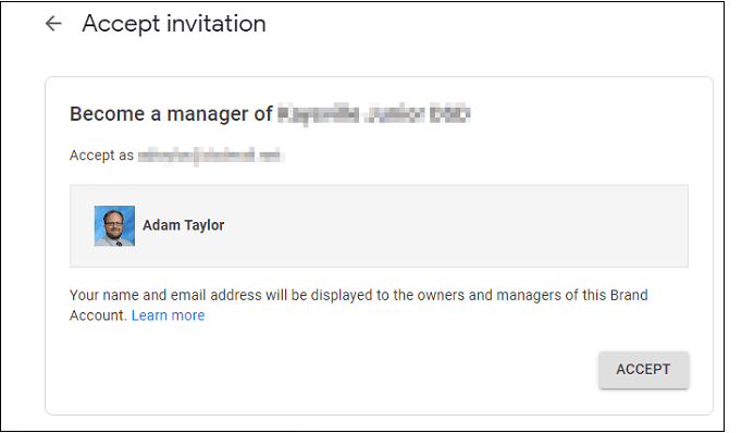 초대 수락 페이지에서 수락 선택