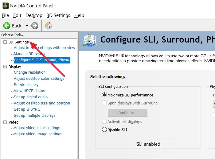 nvidia 제어판 3d 설정