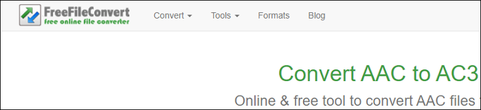 freefileaac에서 ac3로 변환