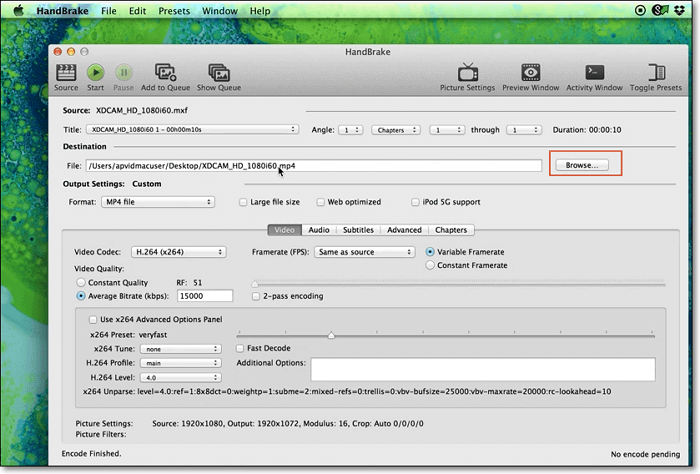 출력 형식으로 MP3 선택