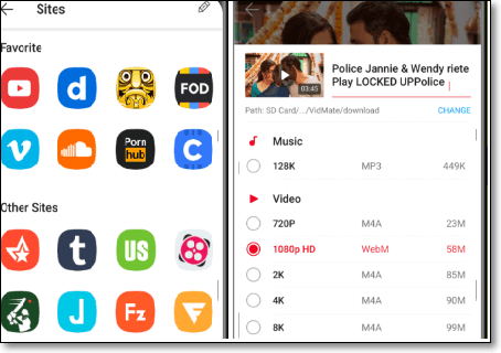 최고의 YouTube yo MP3 변환기 - Vidmate