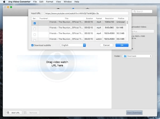 Mac용 무료 비디오 변환기