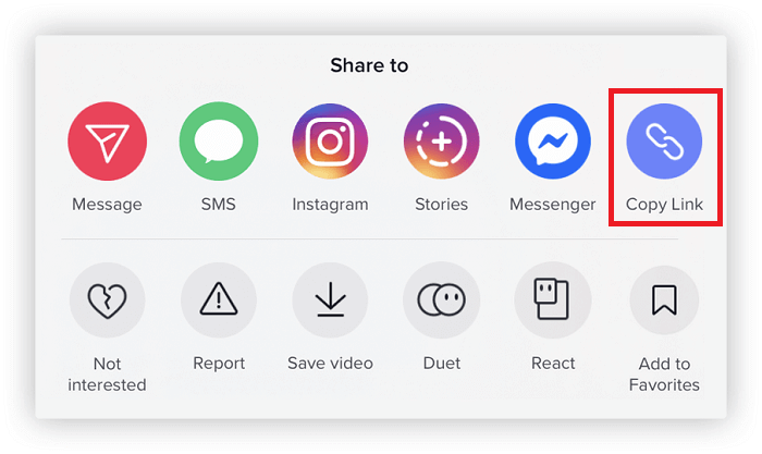 앱에서 TikTok 비디오 다운로드 - EaseUS