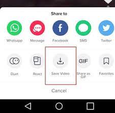 TikTok에서 비디오 저장