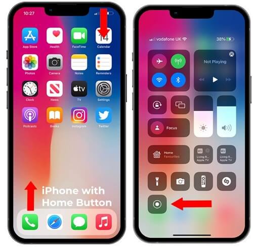 화면 녹화 아이폰