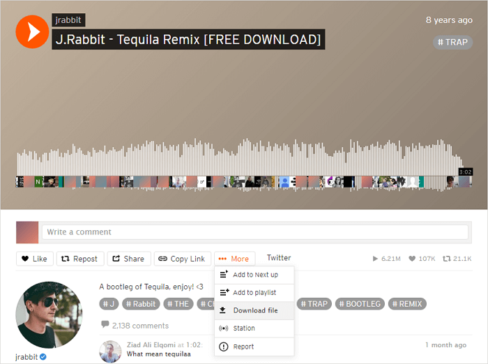 SoundCloud에서 직접 음악을 다운로드하는 방법