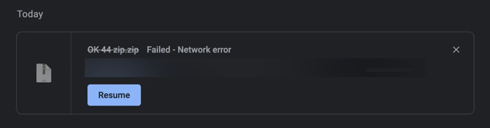 구글 드라이브 대용량 파일 다운로드 실패 네트워크 오류