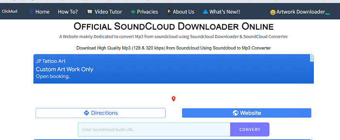 KlickAud를 통해 SoundCloud 음악 다운로드
