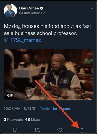 아이폰 트위터 공유 버튼