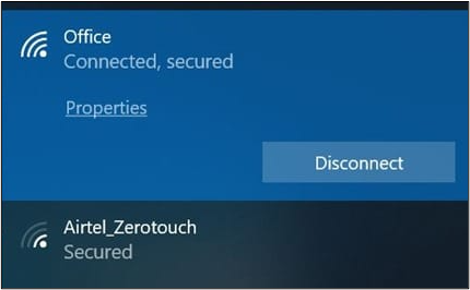 Wi-Fi 연결을 끊다