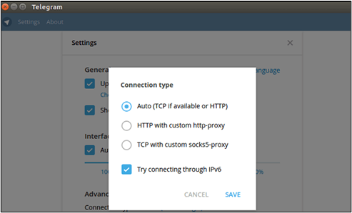 연결 설정을 기본값으로 설정