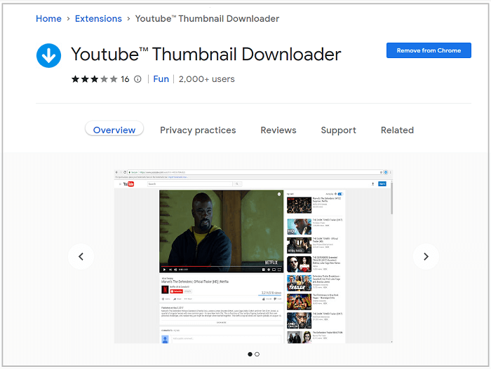 YouTube 썸네일 다운로더