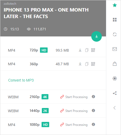 브라우저를 통해 YouTube를 WebM으로 변환하는 방법