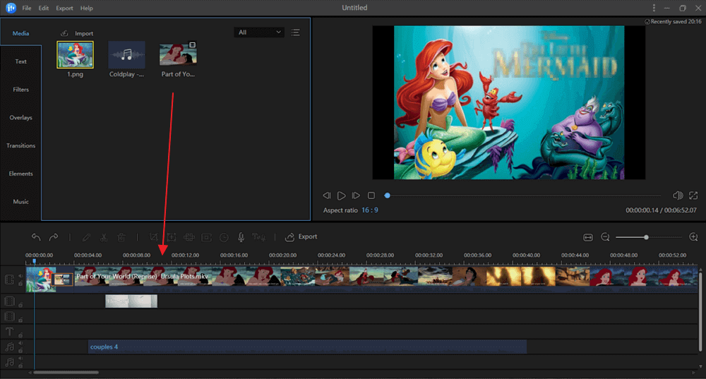 특수 효과 추가 스텝 1