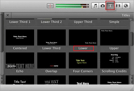 imovie로 자막 추가하기 스탭1