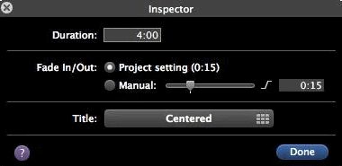 imovie로 자막 추가하기 스탭2