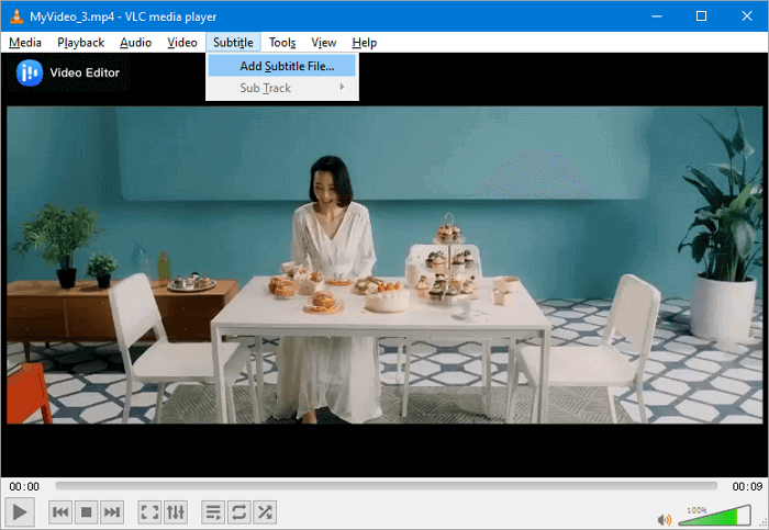 vlc로 비디오 자막 추가하기