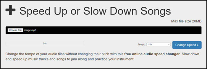 오디오 트리머 속도 변환기