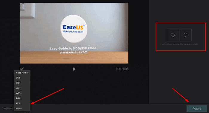 Clideo를 사용하여 비디오 등급 변경