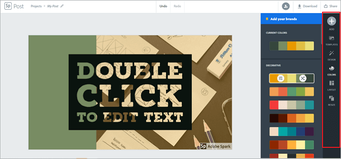 Adobe Spark를 사용하여 YouTube 썸네일 생성4