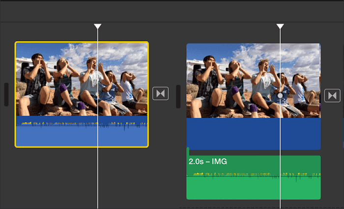 iMovie를 사용하여 비디오에서 오디오 추출