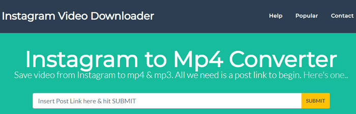 Instagram 비디오 다운로더