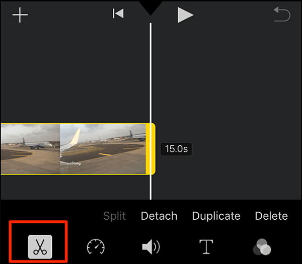 아이폰에서 비디오를 분할