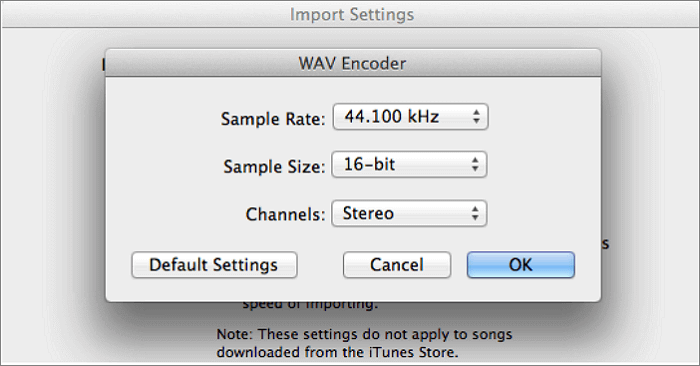iTunes는 오디오 비트 전송률을 변경합니다.