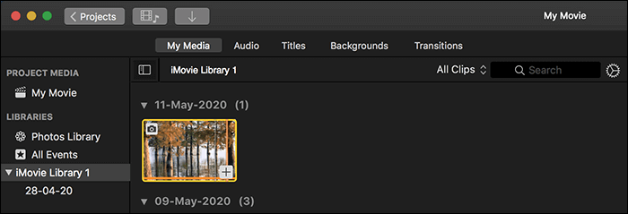 타임라인에 jpg 추가