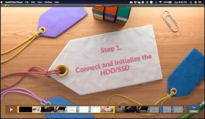 MP4 분배기-QuickTime 플레이어