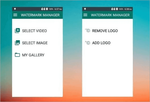 Android의 비디오에서 로고 제거