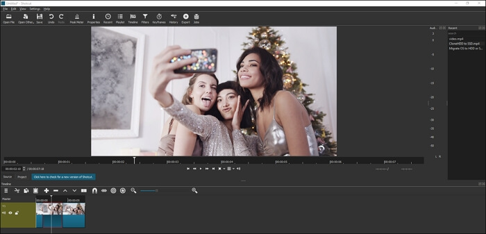Shotcut 비디오 편집기로 결혼 비디오 만들기