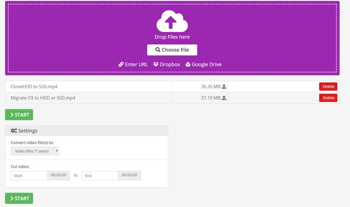 온라인 소스에서 여러 비디오를 편집하고 다듬는 온라인 도구