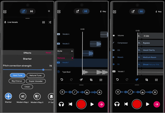 voloco : 자동 보컬 튜닝 스튜디오