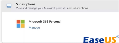 Microsoft 구독 확인