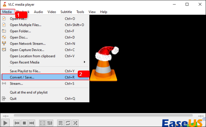 변환 또는 저장 선택