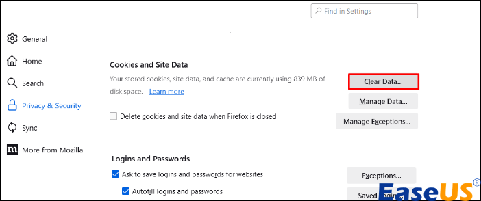 명확한 데이터를 선택하세요