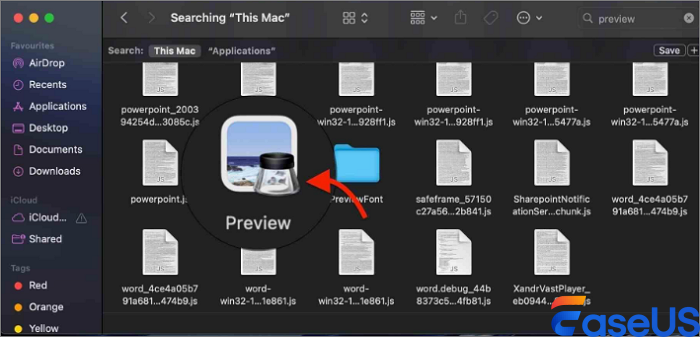 미리보기를 선택하여 ppt를 엽니다.