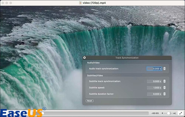 오디오 지연 값을 입력하세요