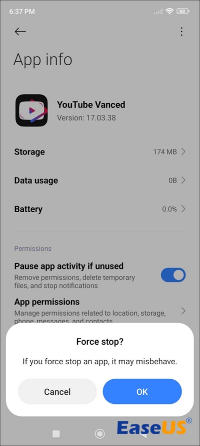 유튜브 밴스드 강제 정지