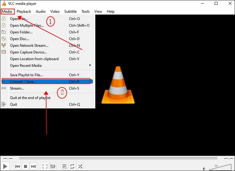 미디어를 선택하거나 변환하세요
