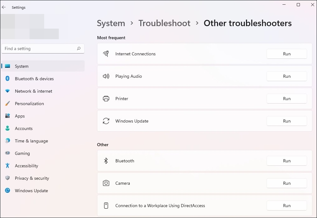 가서 다른 문제 해결사를 선택하세요