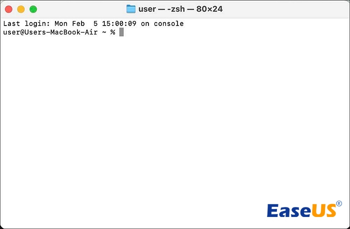 launch Terminal on Mac