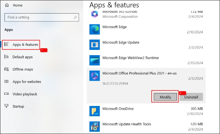 수정을 클릭하세요
