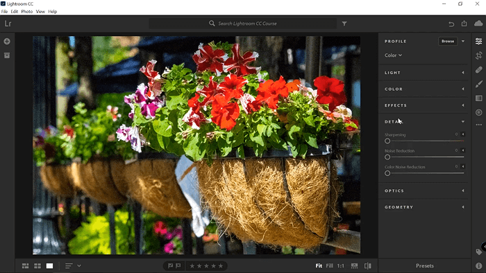 Lightroom에서 노이즈 줄이기