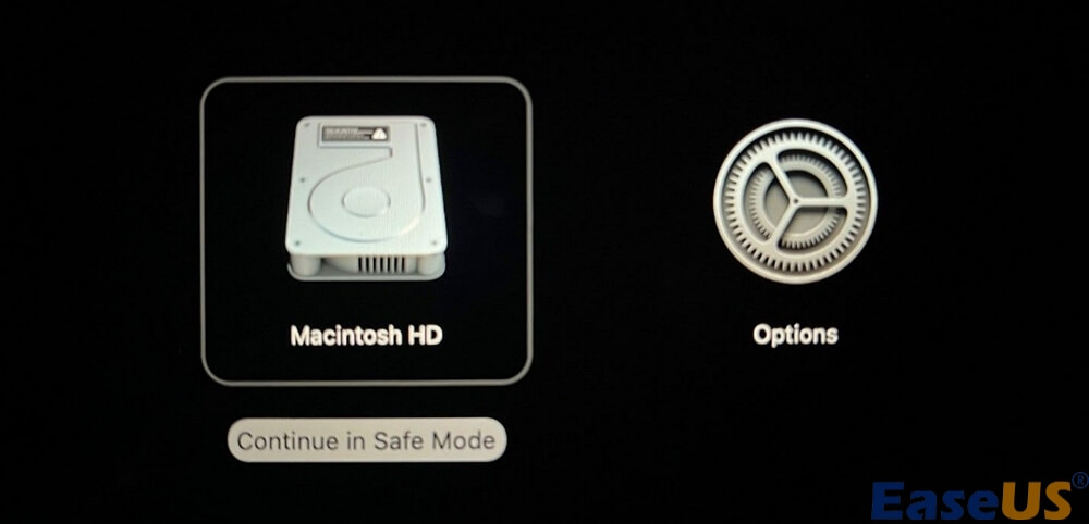 안전 모드 Mac