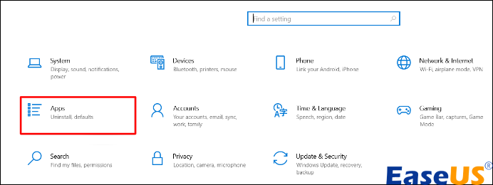앱 옵션을 선택하세요