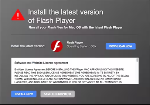Adobe Flash Player를 제거하고 업데이트하세요