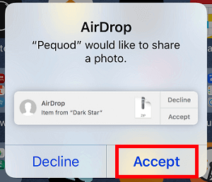 AirDrop 사용