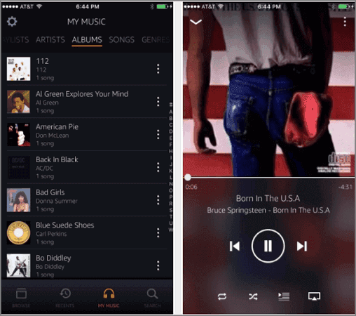 amazon-cloud-player로 컴퓨터에서 아이폰으로 음악 전송